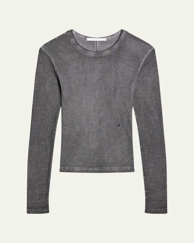 Long-Sleeve Garment-Dyed Tee